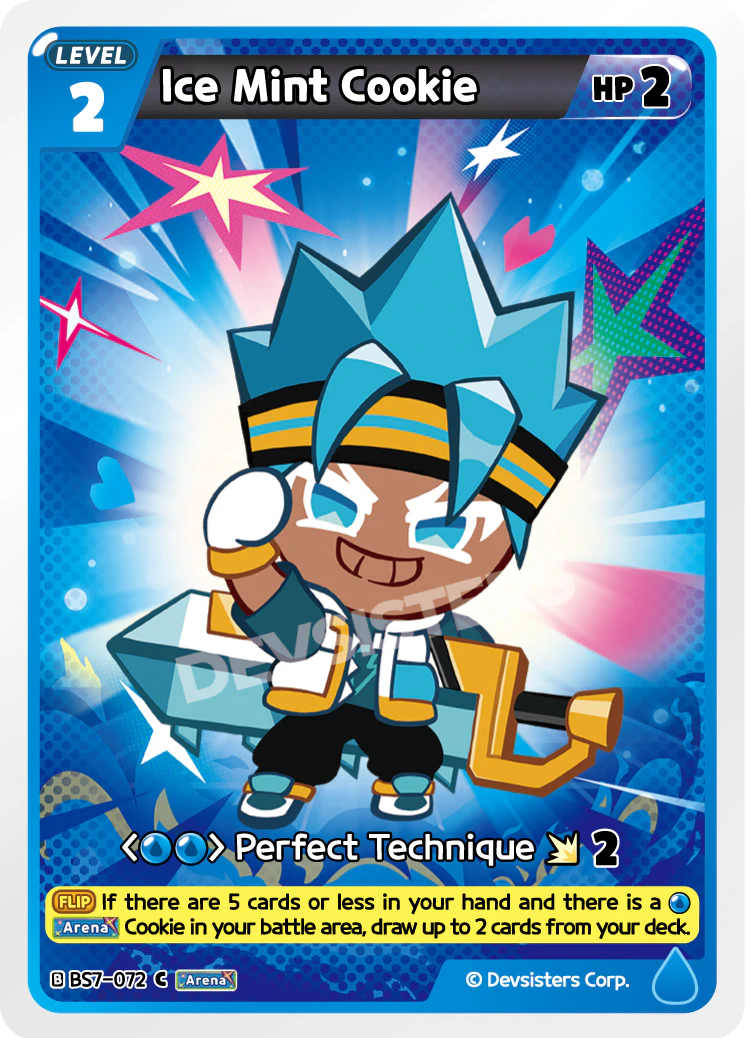 Ice Mint Cookie - [BS7 - 072] (Arena of Glory - C) Near Mint - Nick Nack's Full Frontal Attack