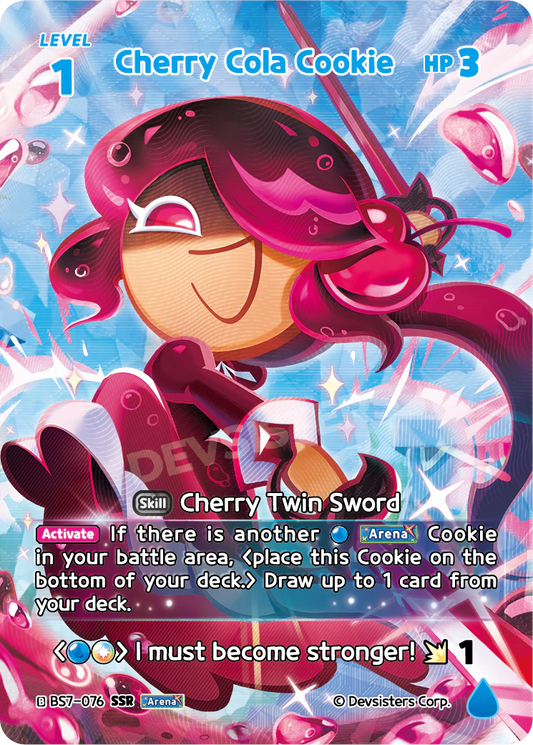 Cherry Cola Cookie - [BS7 - 076] (Arena of Glory - SSR) Near Mint - Nick Nack's Full Frontal Attack