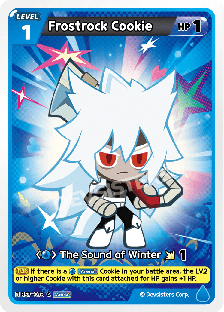 Frostrock Cookie - [BS7 - 078] (Arena of Glory - C) Near Mint - Nick Nack's Full Frontal Attack