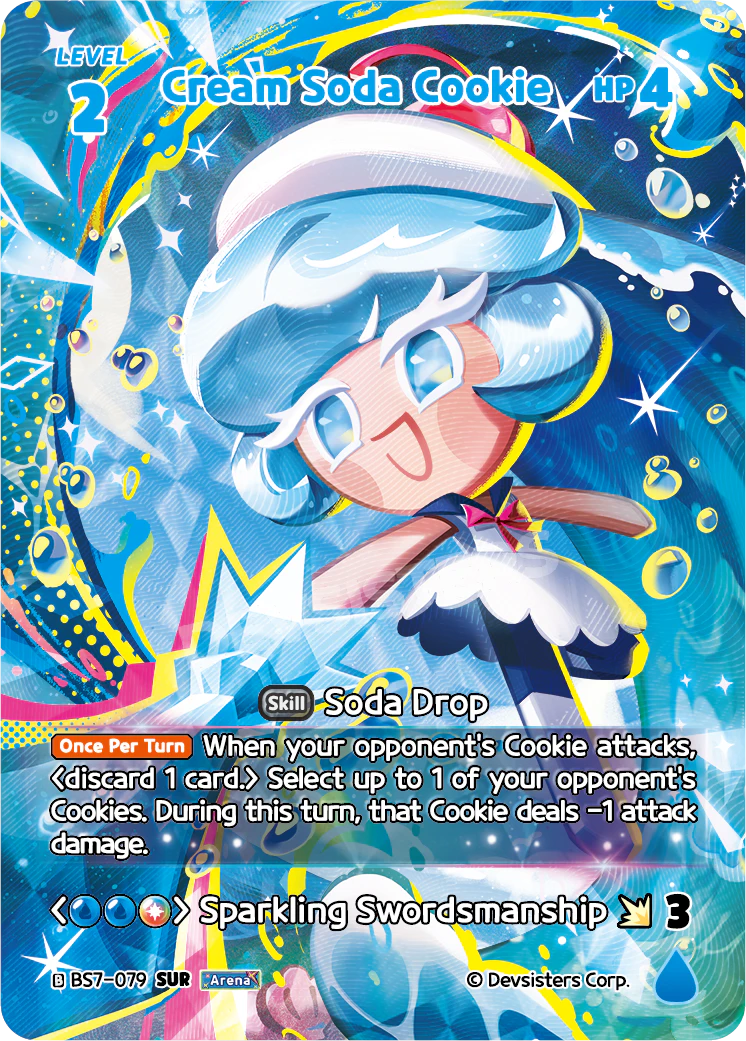Cream Soda Cookie - [BS7 - 079] (Arena of Glory - SUR) Near Mint - Nick Nack's Full Frontal Attack