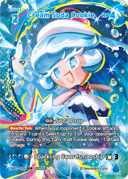 Cream Soda Cookie - [BS7 - 079] (Arena of Glory - SUR) Near Mint - Nick Nack's Full Frontal Attack