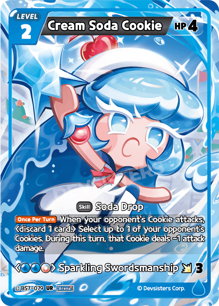 Cream Soda Cookie - [BS7 - 079] (Arena of Glory - UR) Near Mint - Nick Nack's Full Frontal Attack