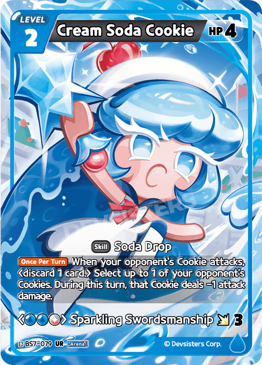 Cream Soda Cookie - [BS7 - 079] (Arena of Glory - UR) Near Mint - Nick Nack's Full Frontal Attack