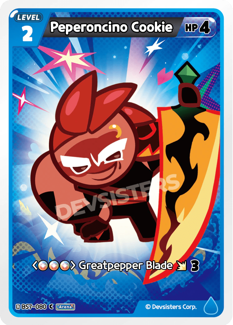 Peperoncino Cookie - [BS7 - 080] (Arena of Glory - C) Near Mint - Nick Nack's Full Frontal Attack