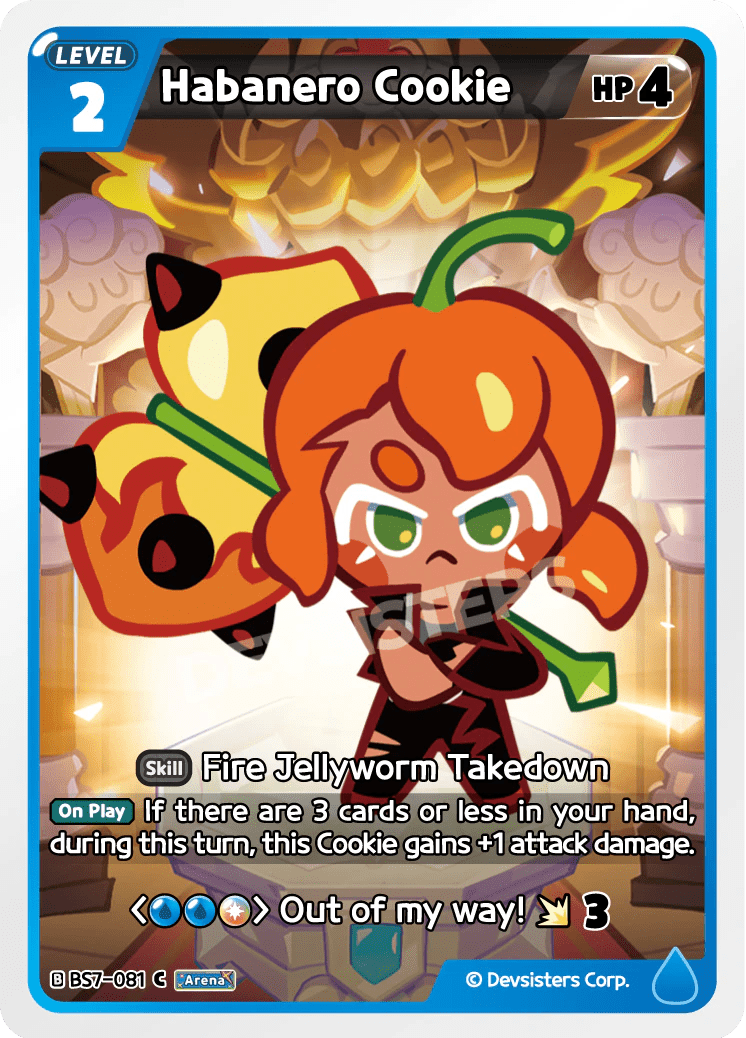 Habanero Cookie - [BS7 - 081] (Arena of Glory - C) Near Mint - Nick Nack's Full Frontal Attack