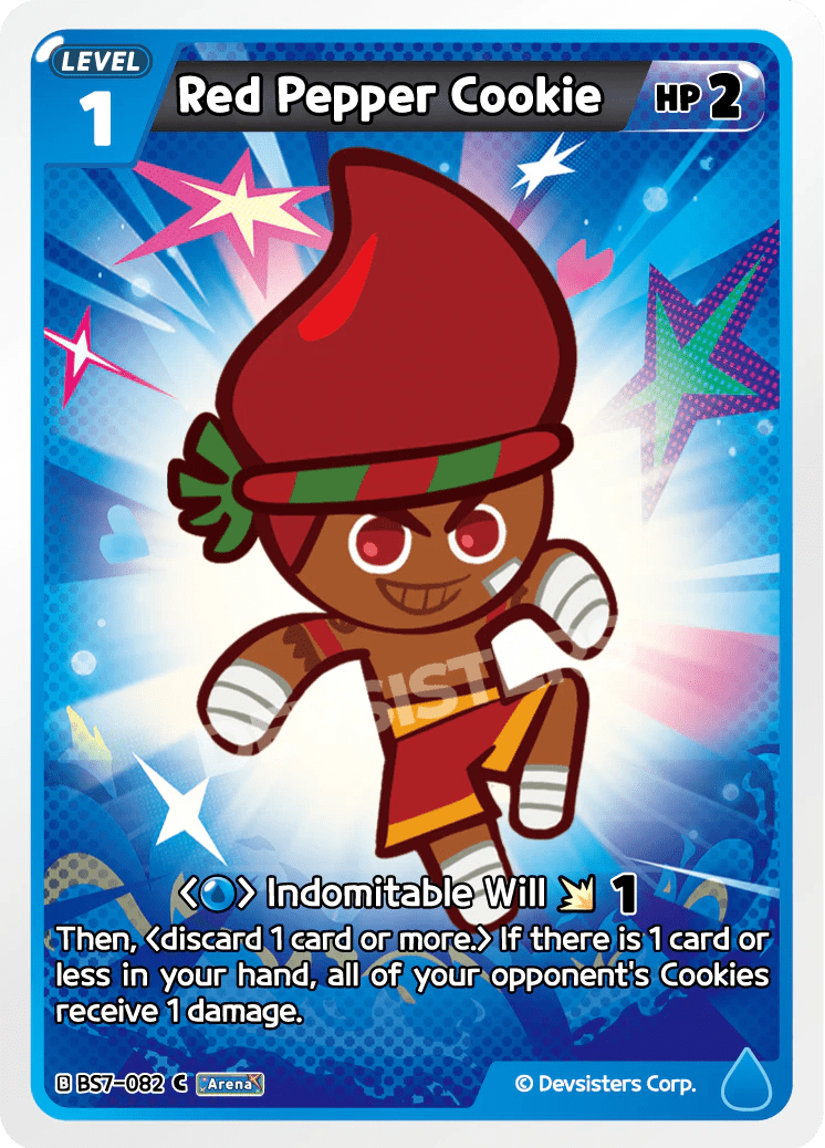 Red Pepper Cookie - [BS7 - 082] (Arena of Glory - C) Near Mint - Nick Nack's Full Frontal Attack