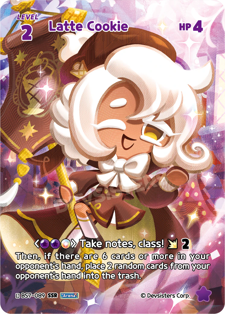 Latte Cookie - [BS7 - 089] (Arena of Glory - SSR) Near Mint - Nick Nack's Full Frontal Attack