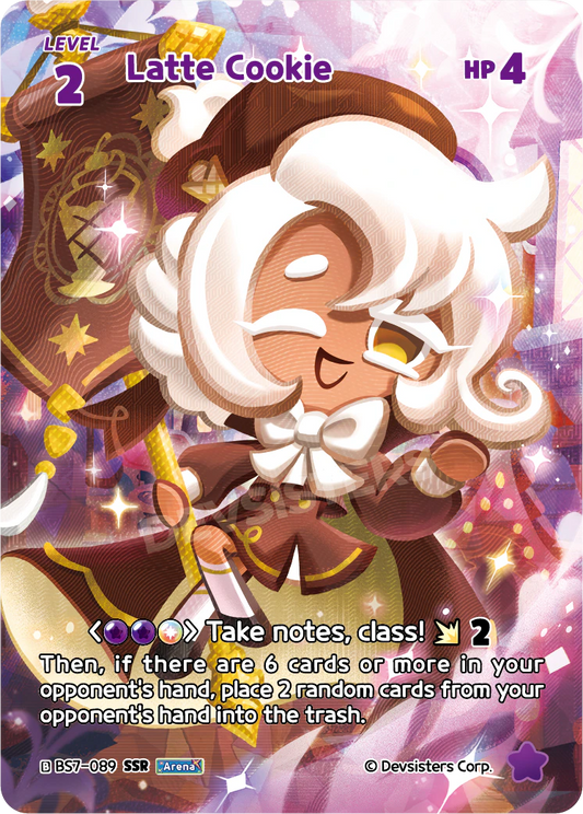 Latte Cookie - [BS7 - 089] (Arena of Glory - SSR) Near Mint - Nick Nack's Full Frontal Attack