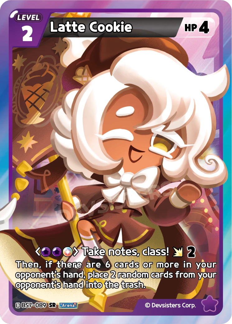 Latte Cookie - [BS7 - 089] (Arena of Glory - SR) Near Mint - Nick Nack's Full Frontal Attack