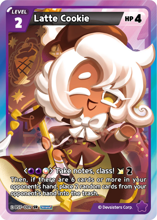 Latte Cookie - [BS7 - 089] (Arena of Glory - SR) Near Mint - Nick Nack's Full Frontal Attack