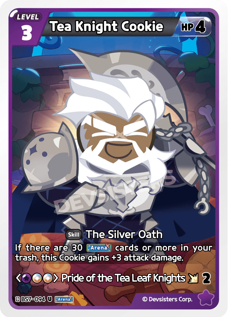 Tea Knight Cookie - [BS7 - 094] (Arena of Glory - UC) Near Mint - Nick Nack's Full Frontal Attack