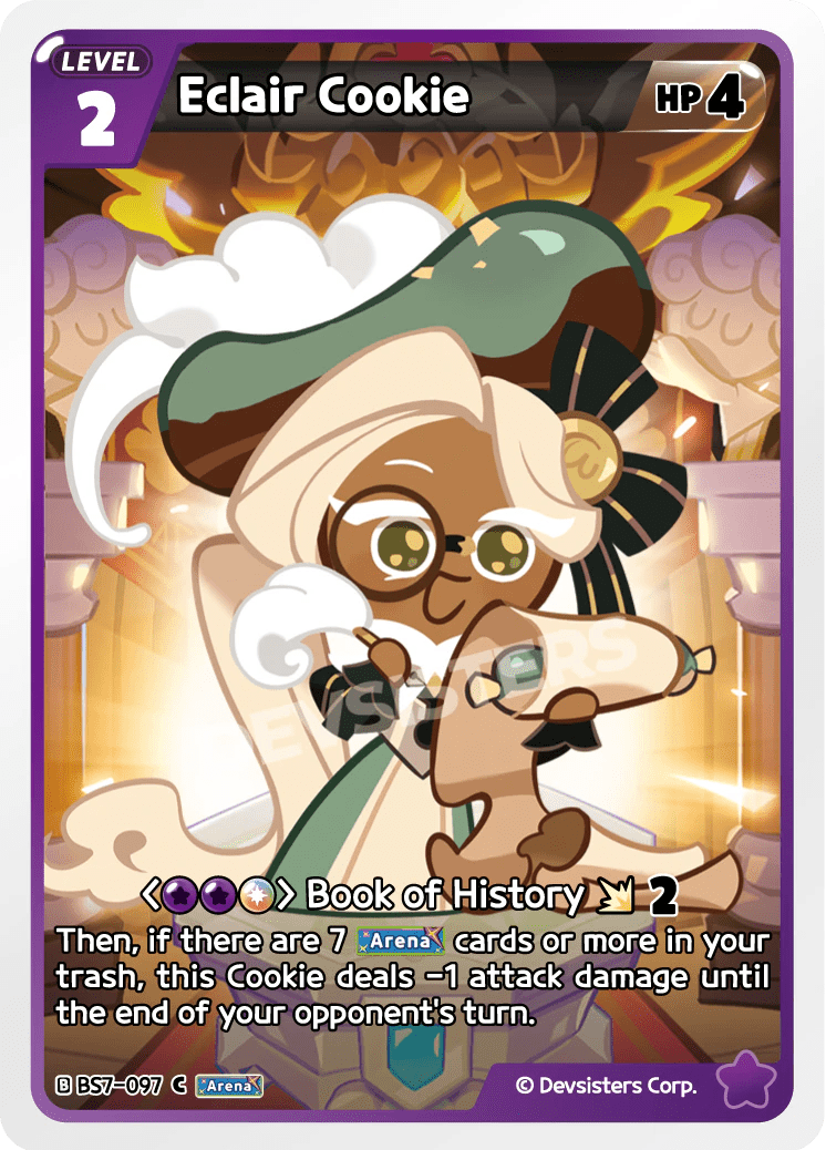 Eclair Cookie - [BS7 - 097] (Arena of Glory - C) Near Mint - Nick Nack's Full Frontal Attack