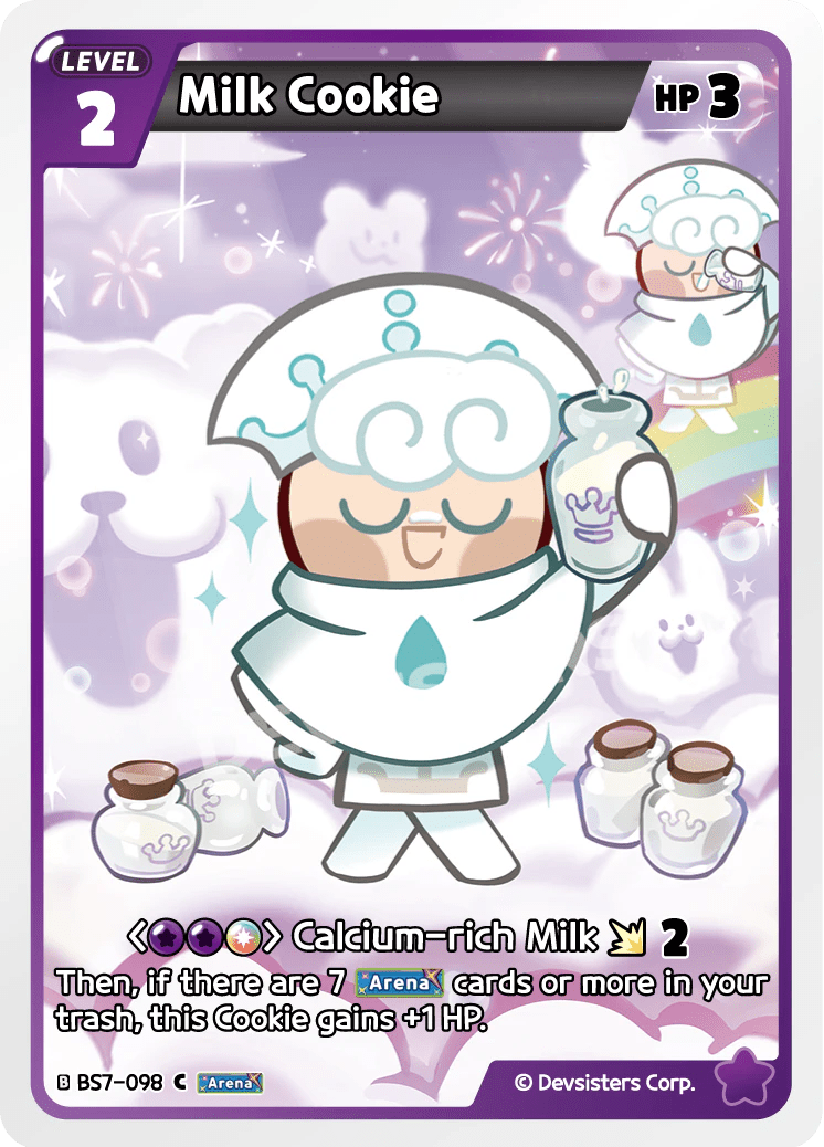 Milk Cookie - [BS7 - 098] (Arena of Glory - C) Near Mint - Nick Nack's Full Frontal Attack