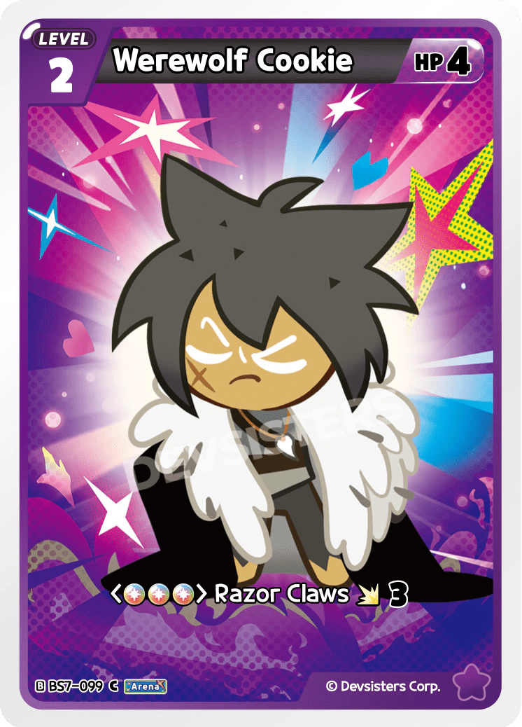 Werewolf Cookie - [BS7 - 099] (Arena of Glory - C) Near Mint - Nick Nack's Full Frontal Attack