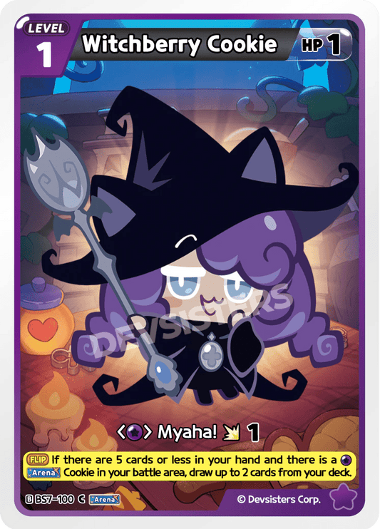 Witchberry Cookie - [BS7 - 100] (Arena of Glory - C) Near Mint - Nick Nack's Full Frontal Attack