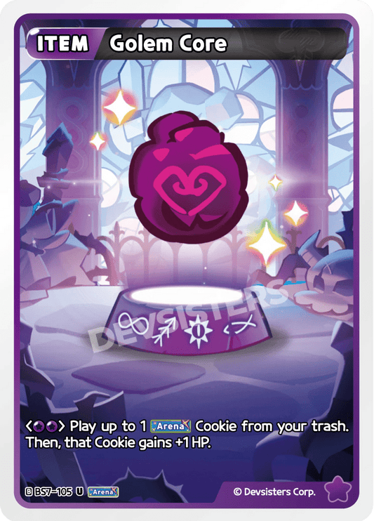 Golem Core - [BS7 - 105] (Arena of Glory - UC) Near Mint - Nick Nack's Full Frontal Attack