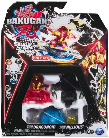 Bakugan Street Brawl 2-Pack: Dragonoid & Nillious