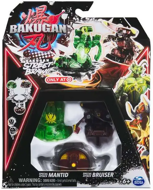 Bakugan Street Brawl 2-Pack: Mantid & Bruiser