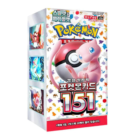 (Korean) Pokémon TCG: 151 Booster Box - Nick Nack's Full Frontal Attack