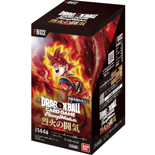 (Japanese) Dragon Ball Super Fusion World TCG: Blazing Aura FB02 Booster Box - Nick Nack's Full Frontal Attack