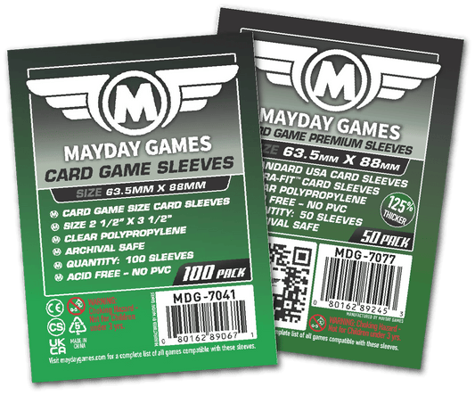 Card Game Card Sleeves (63.5x88mm) - Nick Nack's Full Frontal Attack