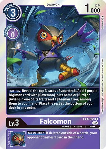 Falcomon [EX4-053] (Alternate Art) [Alternative Being Booster]
