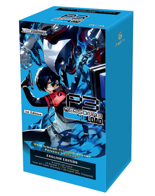 Weiss Schwarz: Persona 3 Reload Premium Booster Box (6 Packs) [English Version]