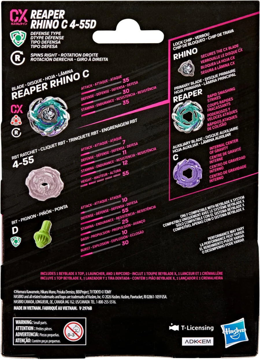 Beyblade X - CX: Reaper Rhino C 4-55D