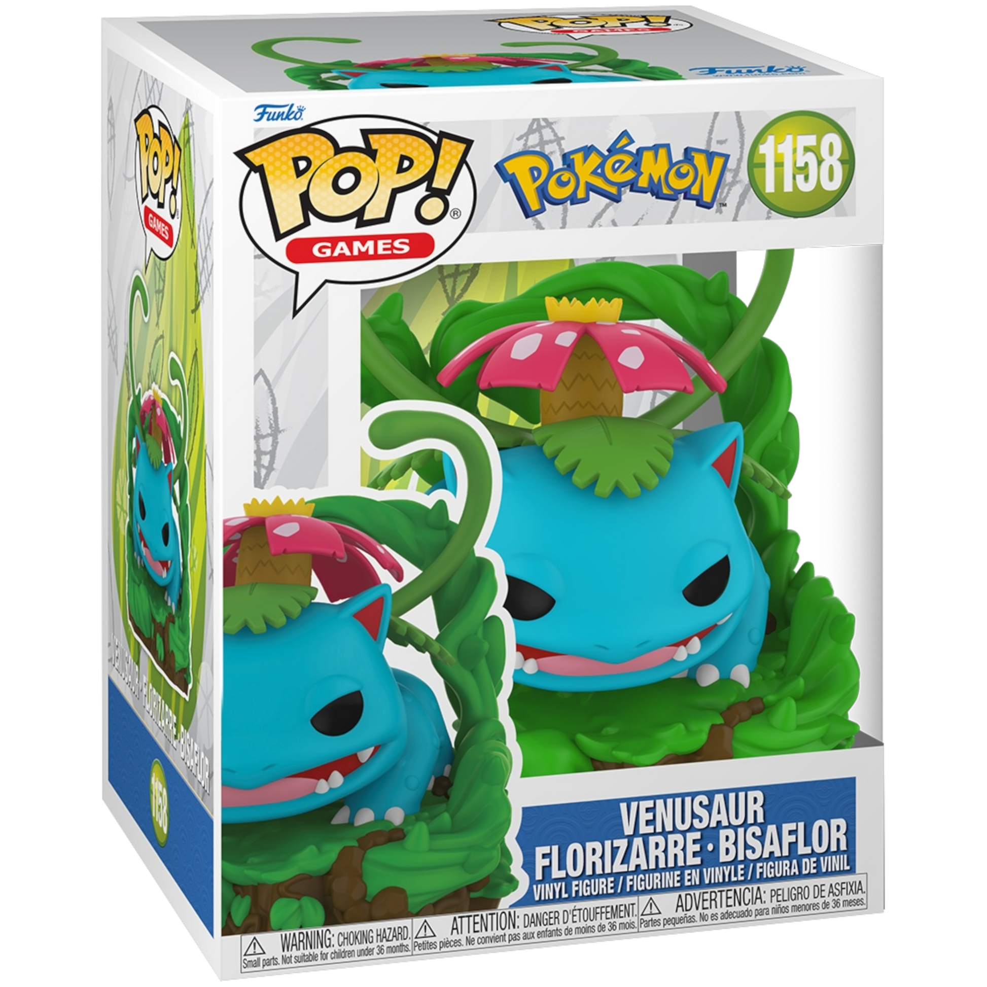 Venusaur Pop! 1158 - Nick Nack's Full Frontal Attack