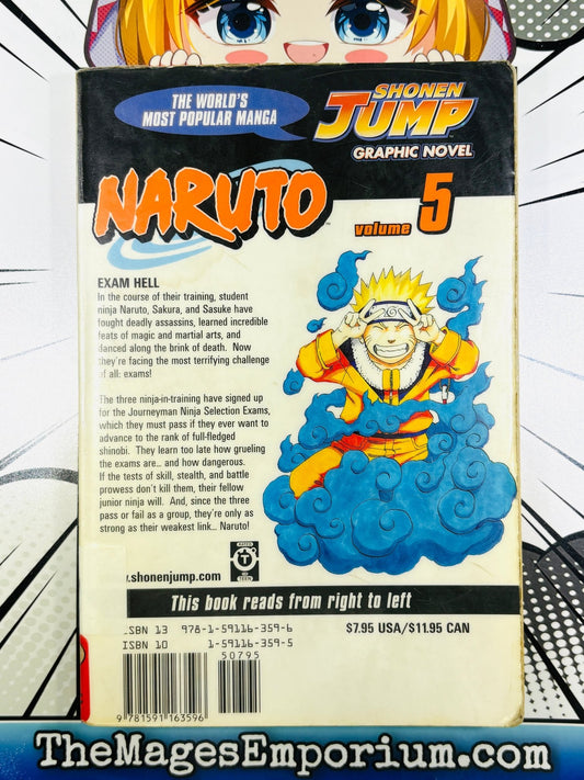 Naruto Vol 5 Ex Library - Nick Nack's Full Frontal Attack