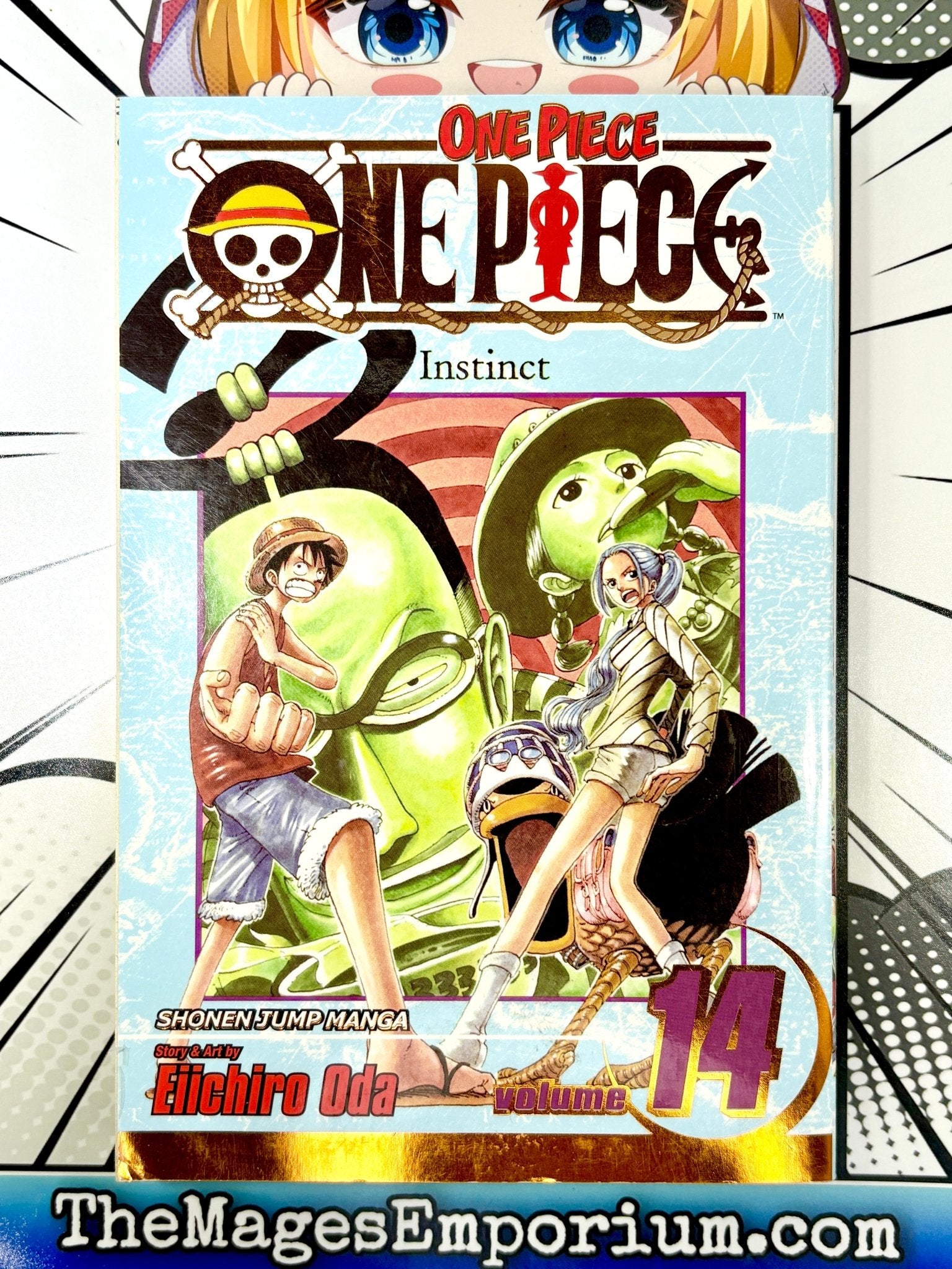 One Piece Vol 14 Gold Foil - Nick Nack's Full Frontal Attack