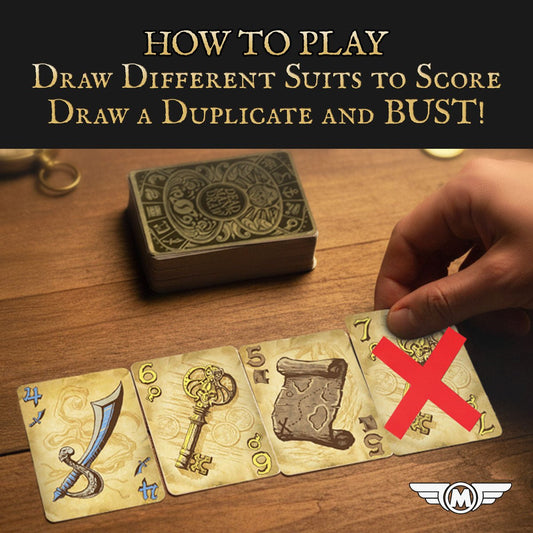 Dead Man's Draw (2-4 Player Press Your Luck Filler Game) - Nick Nack's Full Frontal Attack