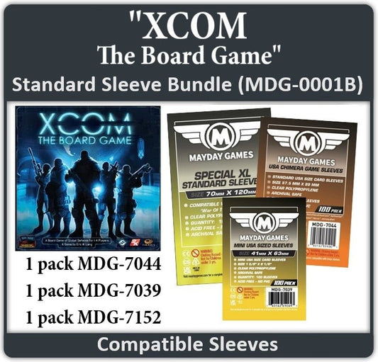"XCom: The Board Game" Compatible Card Sleeve Bundle - Nick Nack's Full Frontal Attack