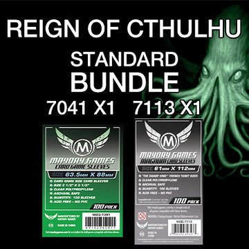 "Pandemic: Reign of Cthulhu" Compatible Card Sleeve Bundle - Nick Nack's Full Frontal Attack