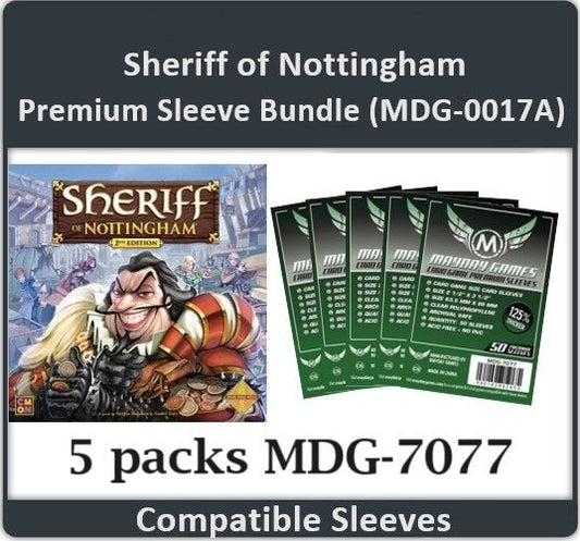 "Sheriff of Nottingham" Compatible Card Sleeve Bundle - Nick Nack's Full Frontal Attack