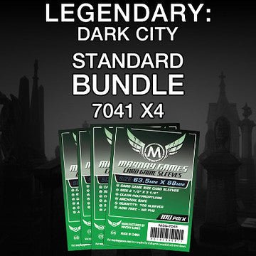 "Legendary: Dark City" Compatible Card Sleeve Bundle - Nick Nack's Full Frontal Attack