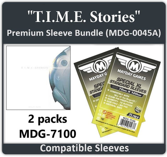 "T.I.M.E. Stories" Compatible Card Sleeve Bundle - Nick Nack's Full Frontal Attack