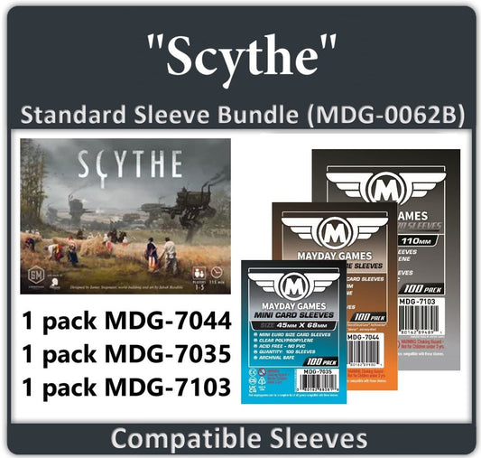 "Scythe" Compatible Card Sleeve Bundle - Nick Nack's Full Frontal Attack