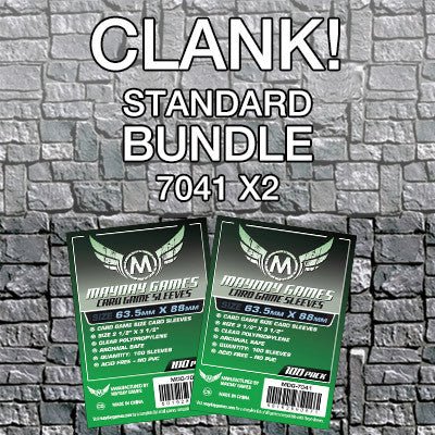 "Clank" Compatible Card Sleeve Bundle - Nick Nack's Full Frontal Attack