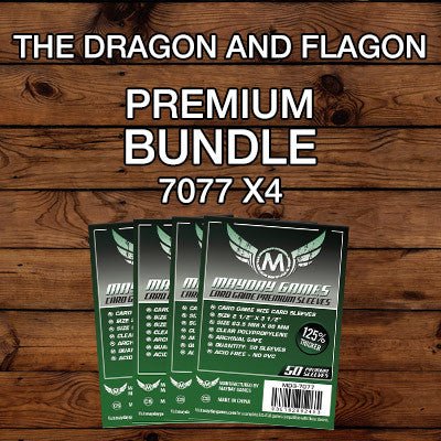 "The Dragon & Flagon" Compatible Card Sleeve Bundle - Nick Nack's Full Frontal Attack