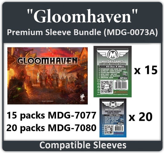 "Gloomhaven" Compatible Card Sleeve Bundle - Nick Nack's Full Frontal Attack