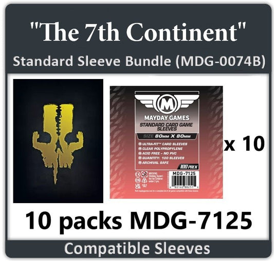 "The 7th Continent" Compatible Card Sleeve Bundle - Nick Nack's Full Frontal Attack