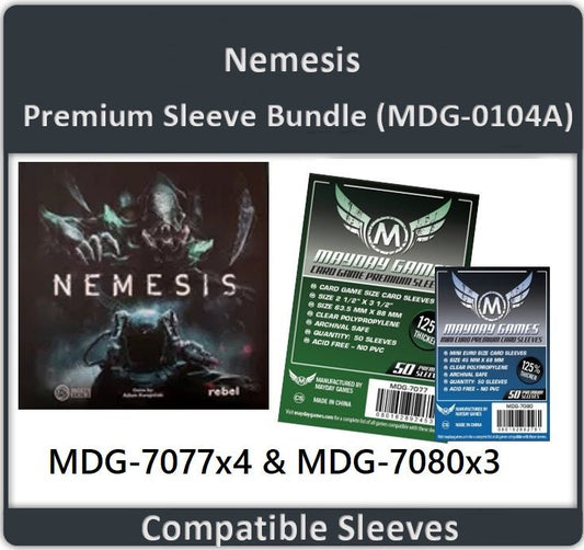 "Nemesis" Compatible Compatible Card Sleeve Bundle - Nick Nack's Full Frontal Attack