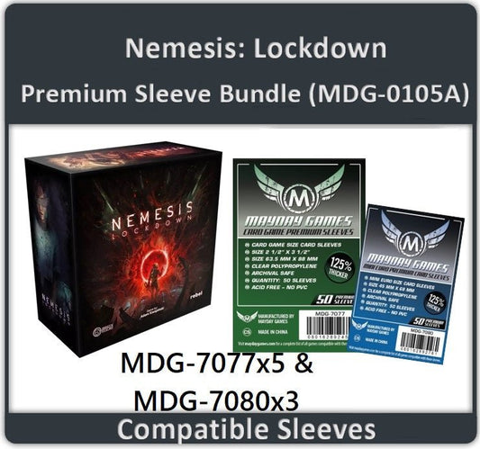 "Nemesis: Lockdown" Compatible Card sleeve Bundle - Nick Nack's Full Frontal Attack