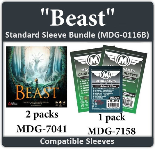 "Beast" Compatible Card Sleeve Bundle - Nick Nack's Full Frontal Attack
