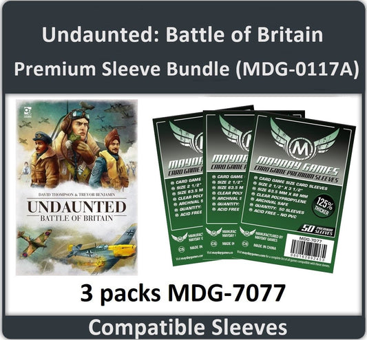 "Undaunted: Battle of Britain" Compatible Card Sleeve Bundle - Nick Nack's Full Frontal Attack