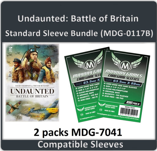 "Undaunted: Battle of Britain" Compatible Card Sleeve Bundle - Nick Nack's Full Frontal Attack