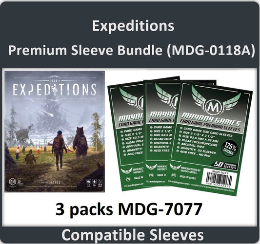 "Expeditions" Compatible Card Sleeve Bundle - Nick Nack's Full Frontal Attack