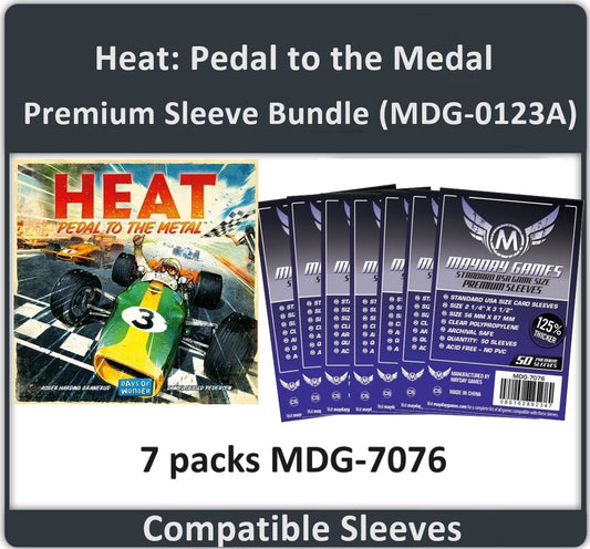 "Heat: Pedal to the Metal" Compatible Card Sleeve Bundle - Nick Nack's Full Frontal Attack