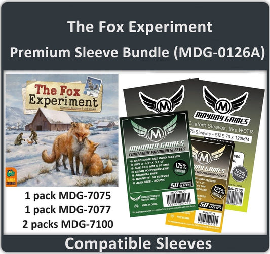 "The Fox Experiment" Compatible Card Sleeve Bundle - Nick Nack's Full Frontal Attack